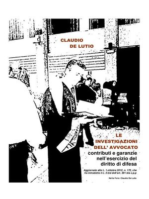 cover image of Le investigazioni dell'avvocato